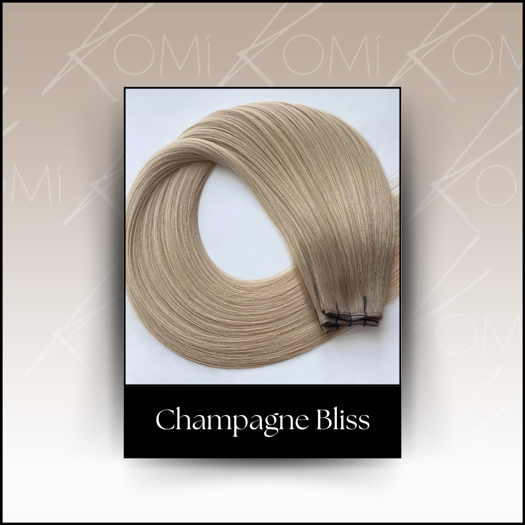 Champagne Bliss | 2 Hand-Tied Wefts (Per Pack)