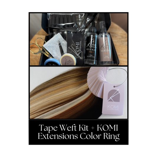 Bundle: Tape Weft Kit + KOMI Extensions Color Ring