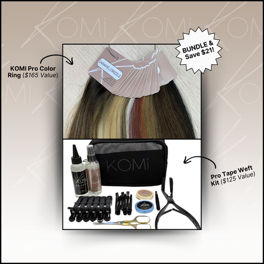 BUNDLE: Tape Weft Kit + KOMI Extensions Color Ring
