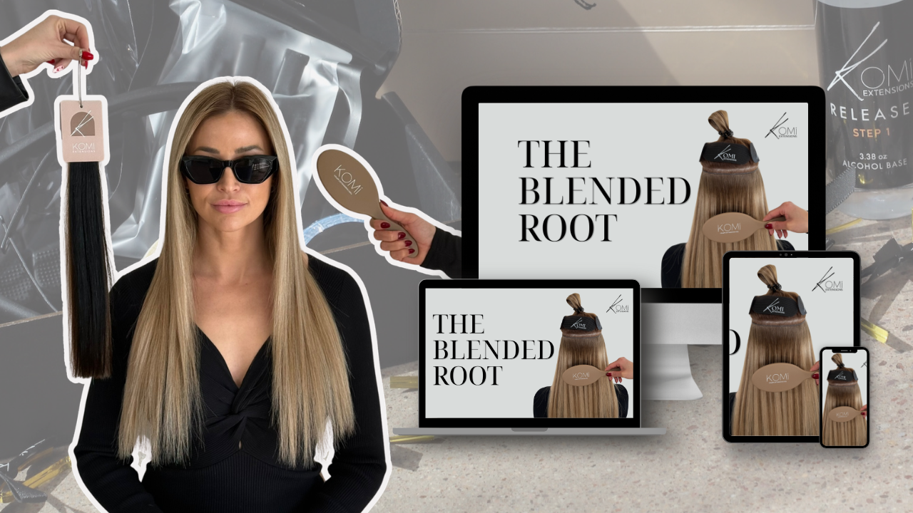 The Blended Root — Custom Color for Hair Extensions